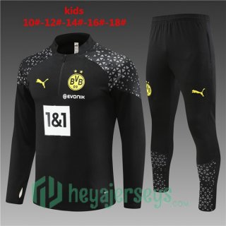 Training Jacket Dortmund BVB Kids Black 2023/2024