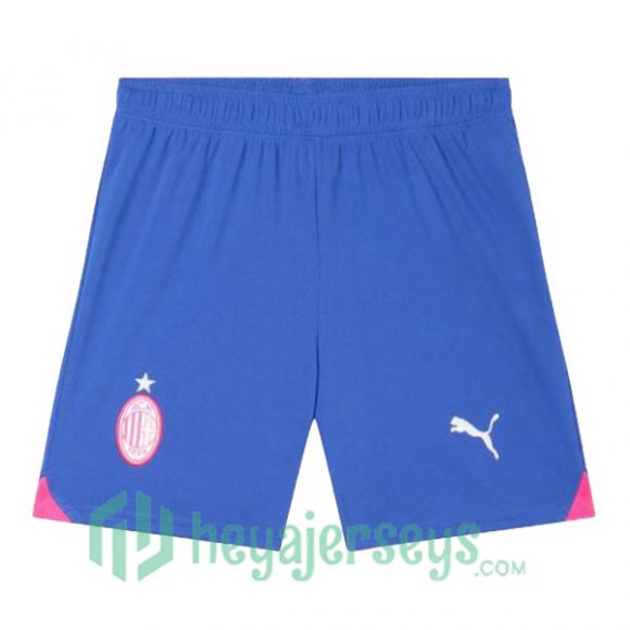 AC Milan Third Soccer Shorts Blue 2023/2024