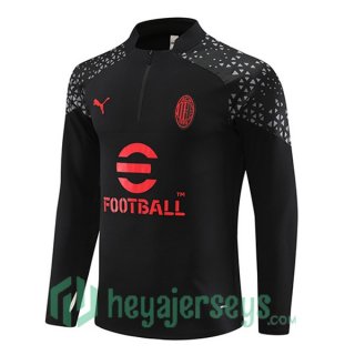 Training Sweatshirt AC Milan Black 2023/2024