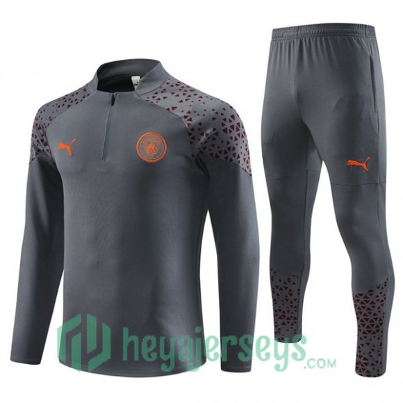 Training Jacket Manchester City Gray 2023/2024