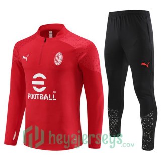 Training Jacket AC Milan Red 2023/2024