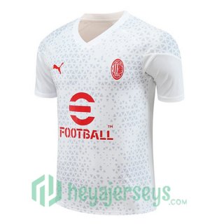 AC Milan Training T Shirt White 2023/2024