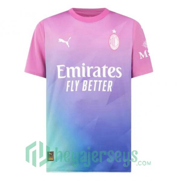 AC Milan Soccer Jerseys Third Rose 2023/2024