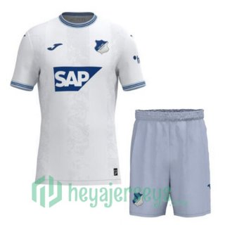 TSG Hoffenheim Kids Soccer Jerseys Away White 2023/2024