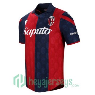 Bologna Soccer Jerseys Home Blue Red 2023/2024