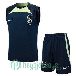 Brazil Soccer Vest + Shorts Blue Royal 2023/2024
