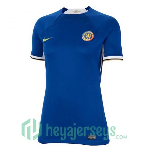 FC Chelsea Women Soccer Jerseys Home Blue 2023/2024