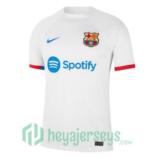FC Barcelona Soccer Jerseys Away White 2023/2024