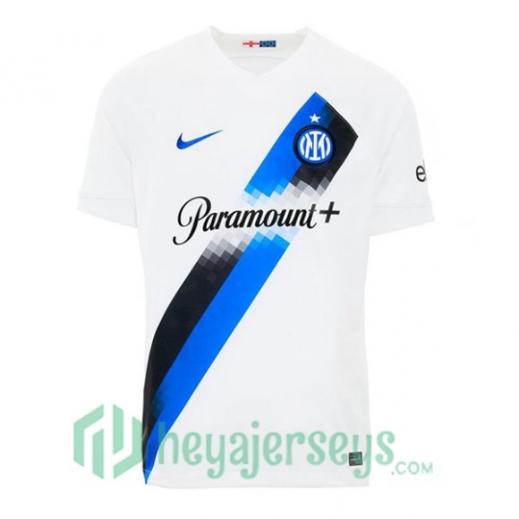 Inter Milan Soccer Jerseys Away White 2023/2024