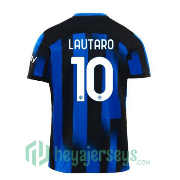 Inter Milan (LAUTARO 10) Soccer Jerseys Home Blue 2023/2024