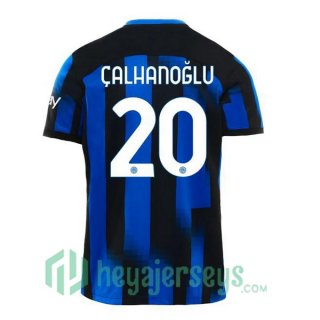 Inter Milan (ÇALHANOĞLU 20) Soccer Jerseys Home Blue 2023/2024