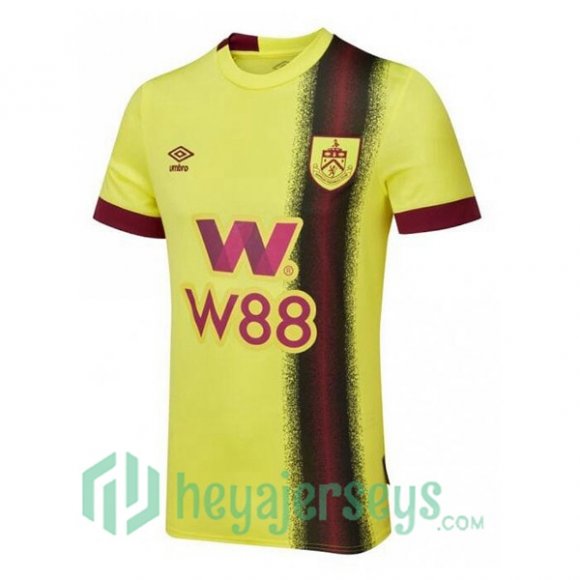 Burnley Soccer Jerseys Away Yellow 2023/2024