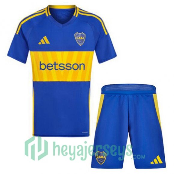 Boca Juniors Kids Home Soccer Jerseys Blue 2024/2025