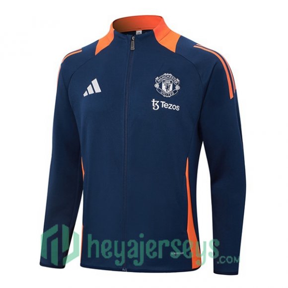 Training Jacket Manchester United Blue Royal 2024/2025