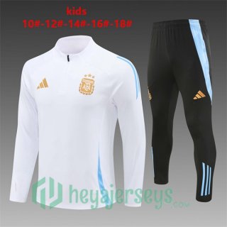 Tracksuit Argentina Kids White 2024/2025