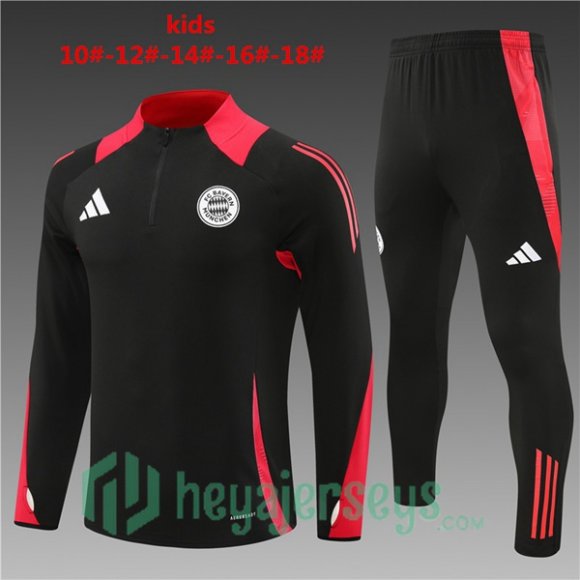 Tracksuit Bayern Munich Kids Black 2024/2025