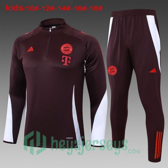 Tracksuit Bayern Munich Kids Red 2024/2025