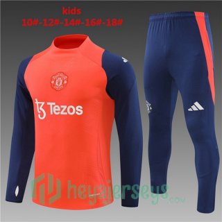 Tracksuit Manchester United Kids Orange 2024/2025