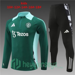 Tracksuit Manchester United Kids Green 2024/2025