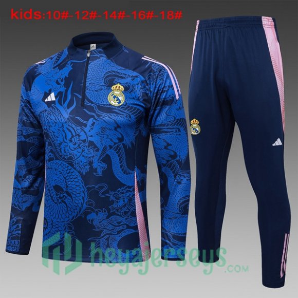 Tracksuit Real Madrid Kids Blue Royal 2024/2025