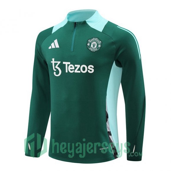 Training Sweatshirt Manchester United Green 2024/2025