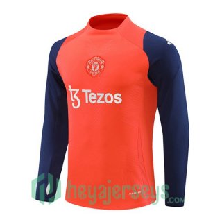 Training Sweatshirt Manchester United Orange 2024/2025