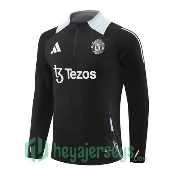 Training Sweatshirt Manchester United Black 2024/2025