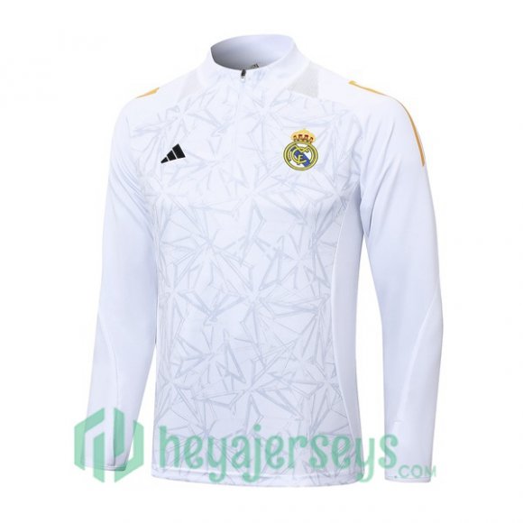 Training Sweatshirt Real Madrid White 2024/2025