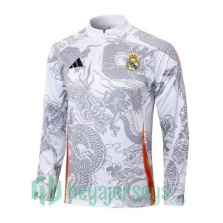 Training Sweatshirt Real Madrid White 2024/2025