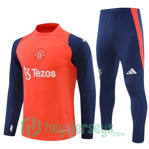 Tracksuit Manchester United Orange 2024/2025