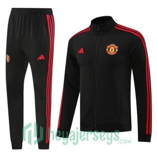 Training Jacket Manchester United Black 2024/2025