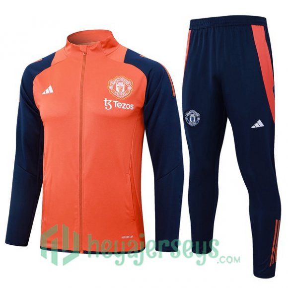 Training Jacket Manchester United Orange 2024/2025