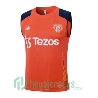 Soccer Vest Manchester United Orange 2024/2025