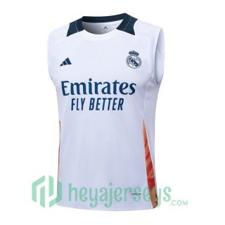 Soccer Vest Real Madrid White 2024/2025