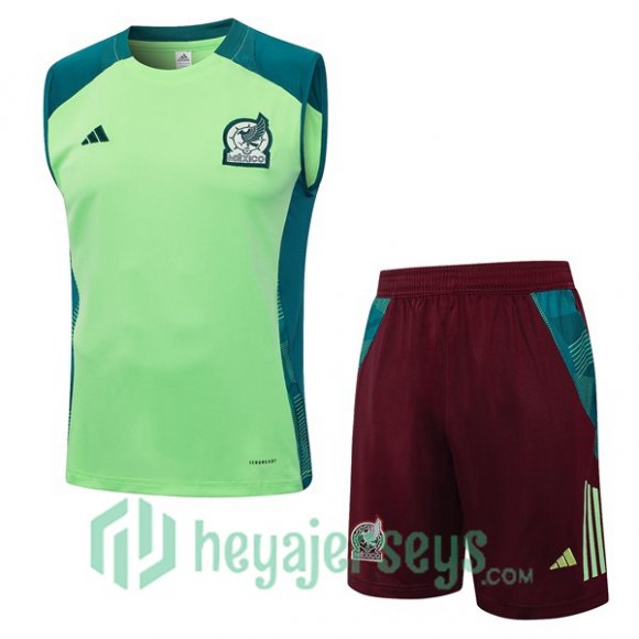 Soccer Vest Mexico + Shorts Green 2024/2025