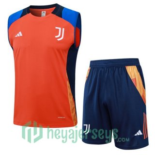 Soccer Vest Juventus + Shorts Orange 2024/2025