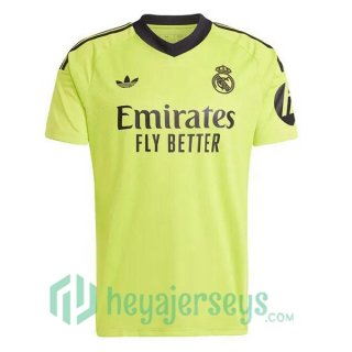 Real Madrid Goalkeeper Soccer Jerseys Yellow 2024/2025