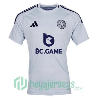 Leicester City Third Soccer Jerseys Gray 2024/2025