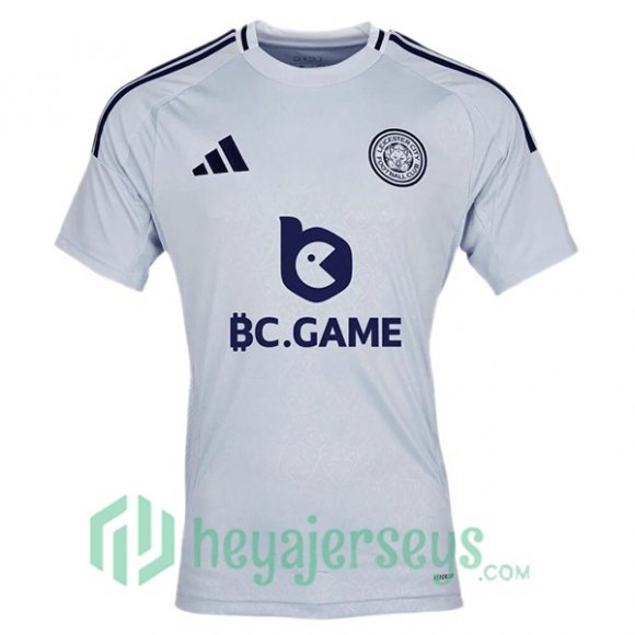 Leicester City Third Soccer Jerseys Gray 2024/2025