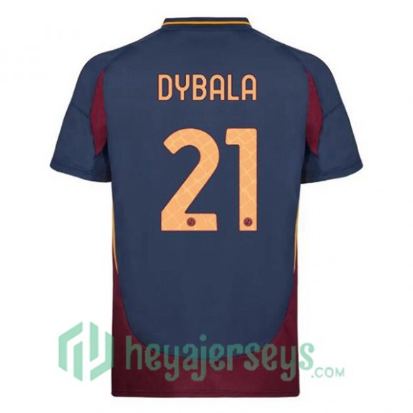 AS Roma (DYBALA 21) Third Soccer Jerseys Blue Royal 2024/2025