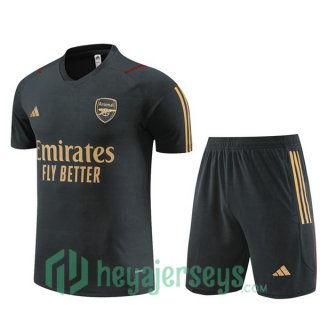 Arsenal Training T-Shirts + Shorts Gray 2023/2024
