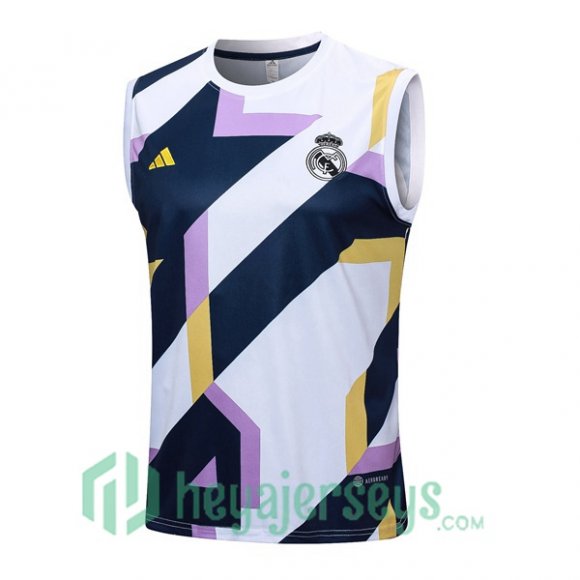 Real Madrid Soccer Vest White 2023/2024