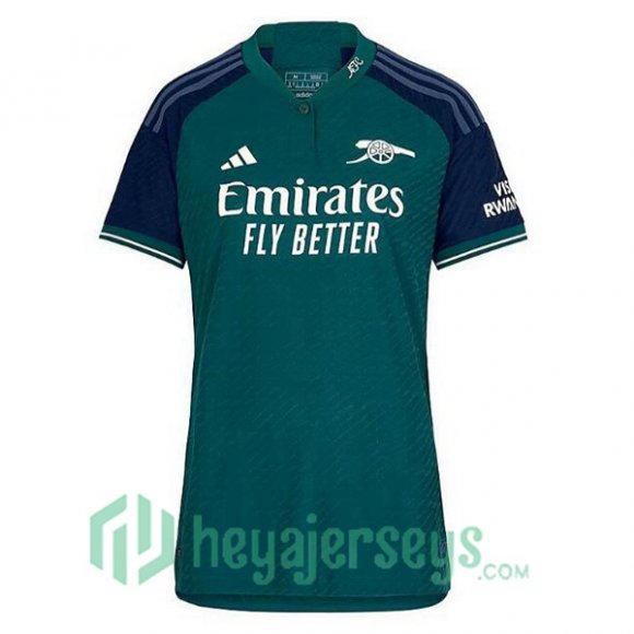 Arsenal Women Third Soccer Jerseys Green 2023/2024