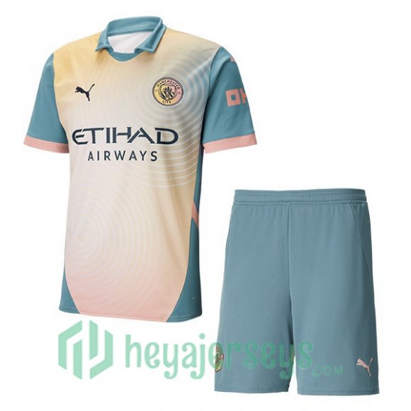 Manchester City Kids Definitely City Yellow Blue 2024/2025