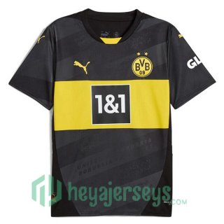 Borussia Dortmund Away Soccer Jerseys Black 2024/2025