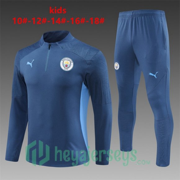 Tracksuit Manchester City Kids Blue Royal 2024/2025