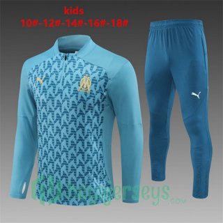 Tracksuit Olympique Marseille Kids Blue 2024/2025