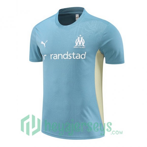 Olympique Marseille Training T-Shirts Blue 2024/2025