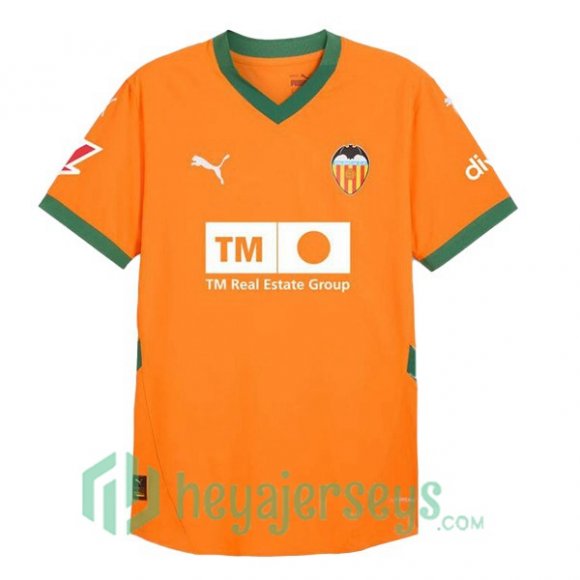 Valencia CF Third Soccer Jerseys Orange 2024/2025