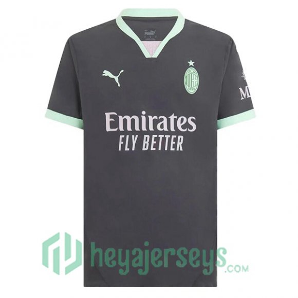 AC Milan Third Soccer Jerseys Black 2024/2025